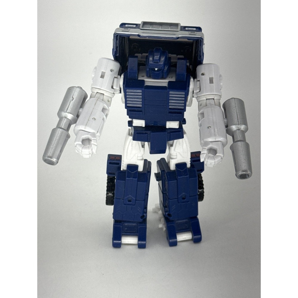 Hasbro Kingdom Pipes Transformers Action Figure Blue White Vintage Plastic